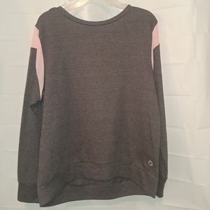 Pro Player heather grey lattice back sweatshirt